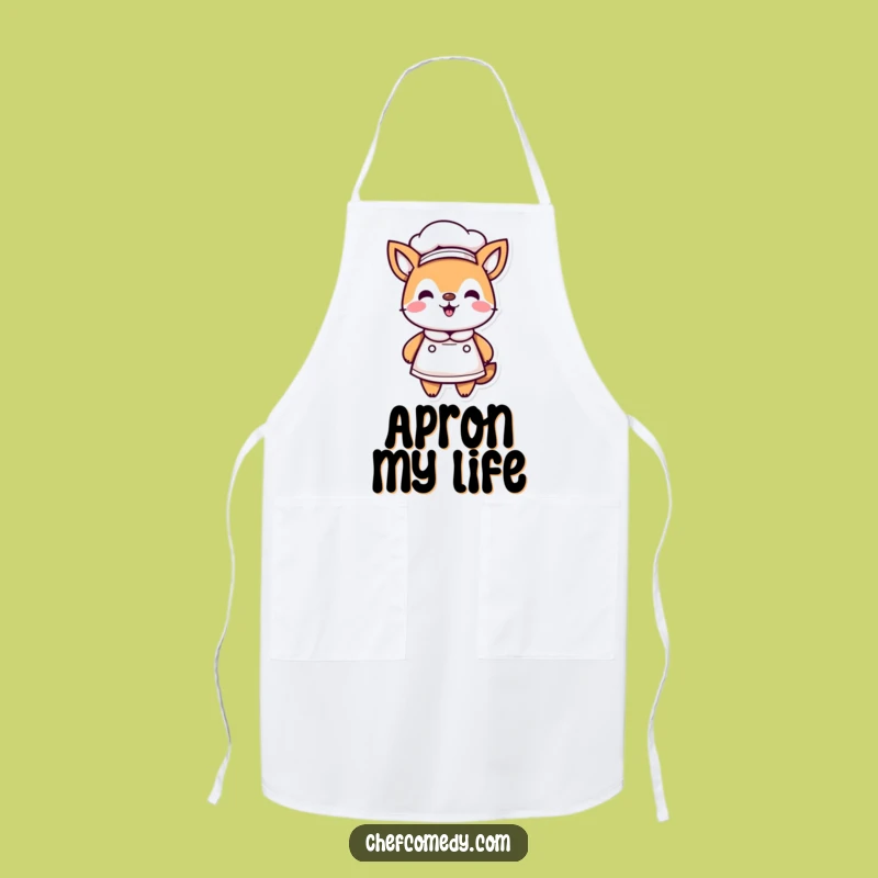 Funny Kawaii Chef Apron - Humorous Gift for Home Cooks