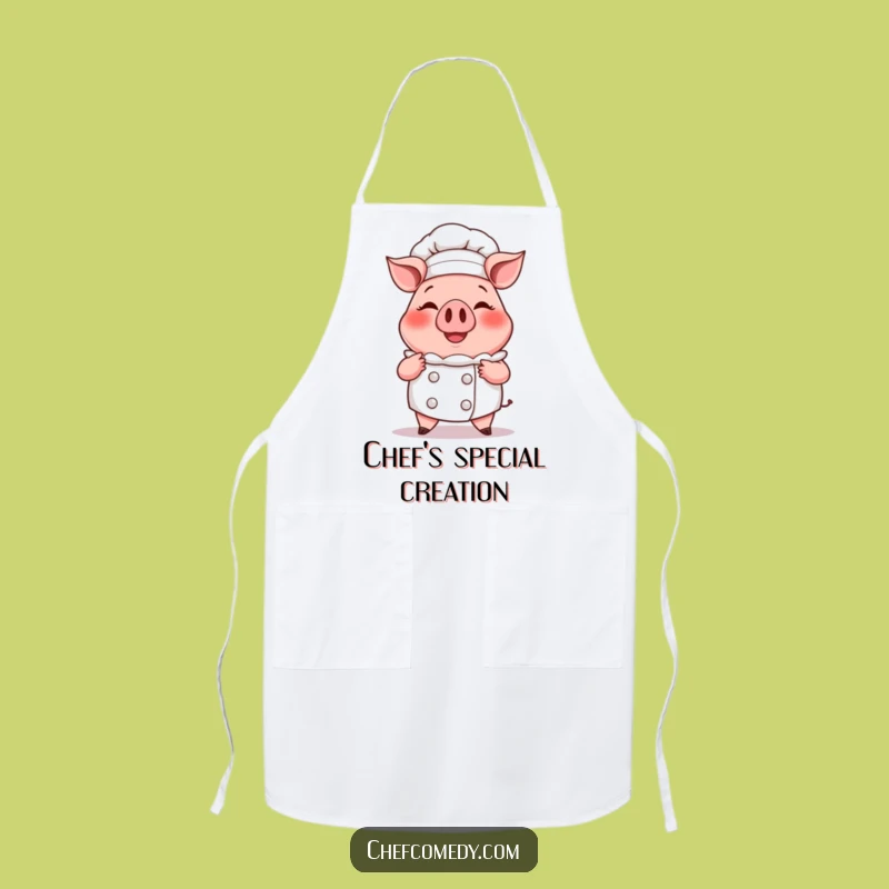Funny Pig Chef Apron - Culinary Fun for the Kitchen