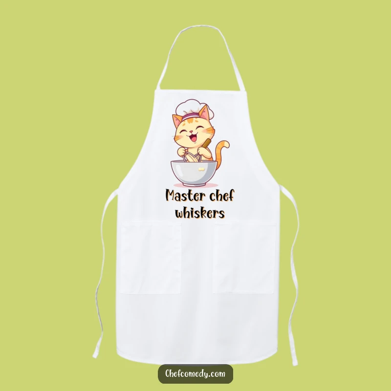 Funny Cat Chef Apron - Culinary Fun for the Feline Fan