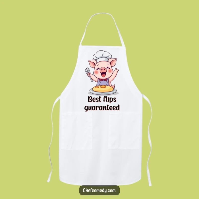 Funny Pig Chef Pancake Apron: Cook with Joy, Breakfast Master, Perfect Funny Gift