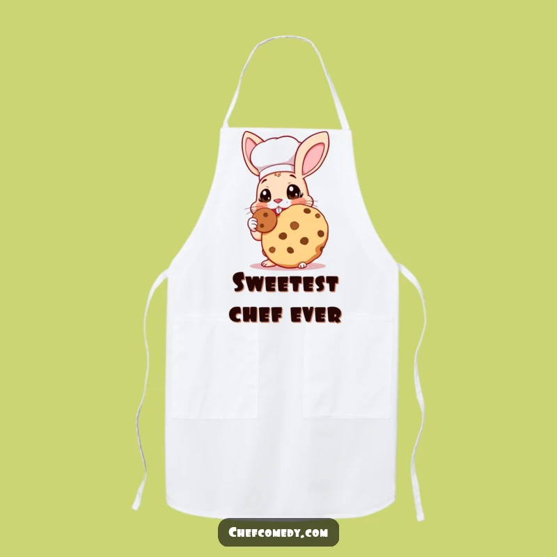 Funny Rabbit Chef Apron: Cookie Tasting Fun, a Practical and Funny Gift for Bakers
