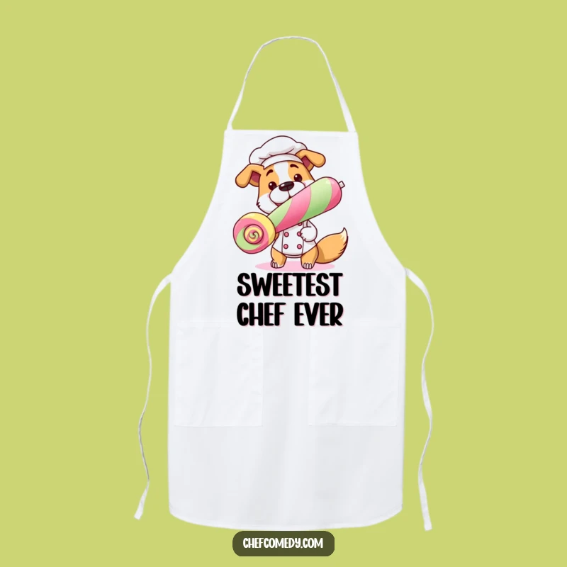 Chef Dog’s Sweet Apron: Fun Cooking & Laughter, Perfect Gift!