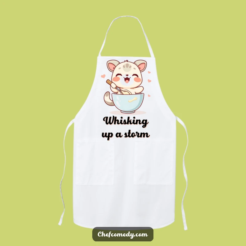 Funny Whisking Animal Batter Apron: Bake with Joy and Flair