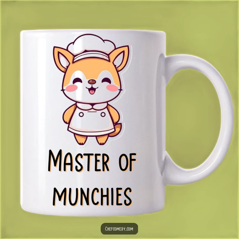 Funny Kawaii Chef Animal Mug - Humorous Gift for Aspiring Cooks