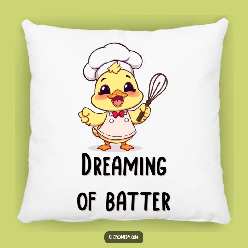 Funny Duck Chef Pillow - Soft and Enthusiastic Accent for Your Home