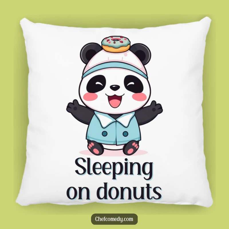 Funny Panda Chef Pillow - Soft and Sweet Accent for Your Home