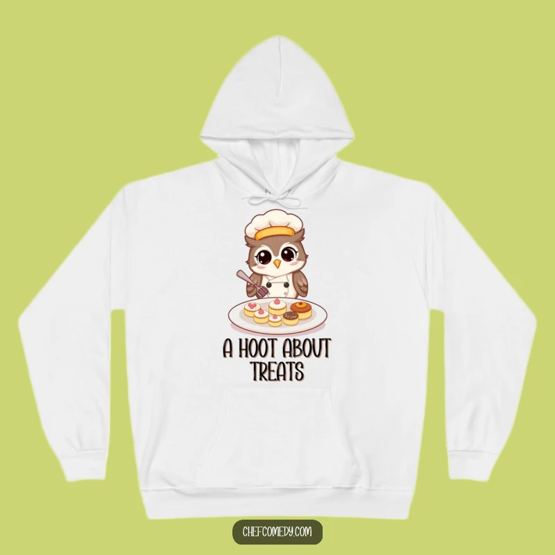 Cozy Funny Owl Chef Hoodie: Stay Warm with Wisdom and Wit