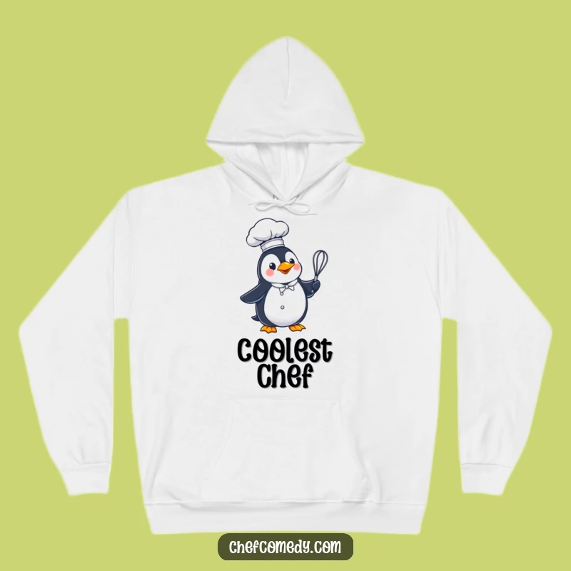 Cozy Funny Penguin Chef Hoodie - Warm Up with Whimsical Kitchen Vibes!