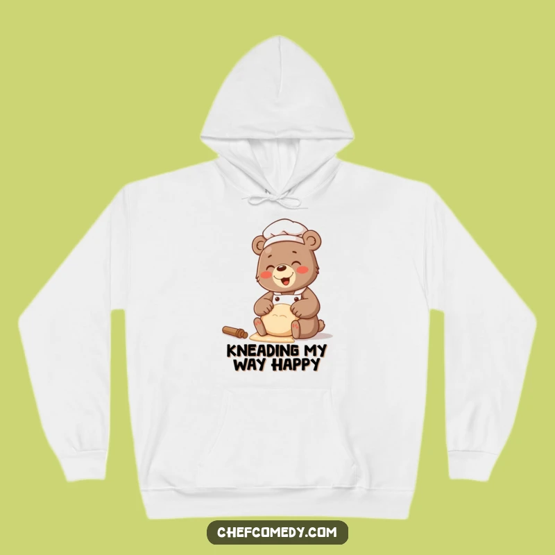 Funny Bear Chef Dough Hoodie: Cozy Giggles, Baking Comfort, Perfect Funny Gift