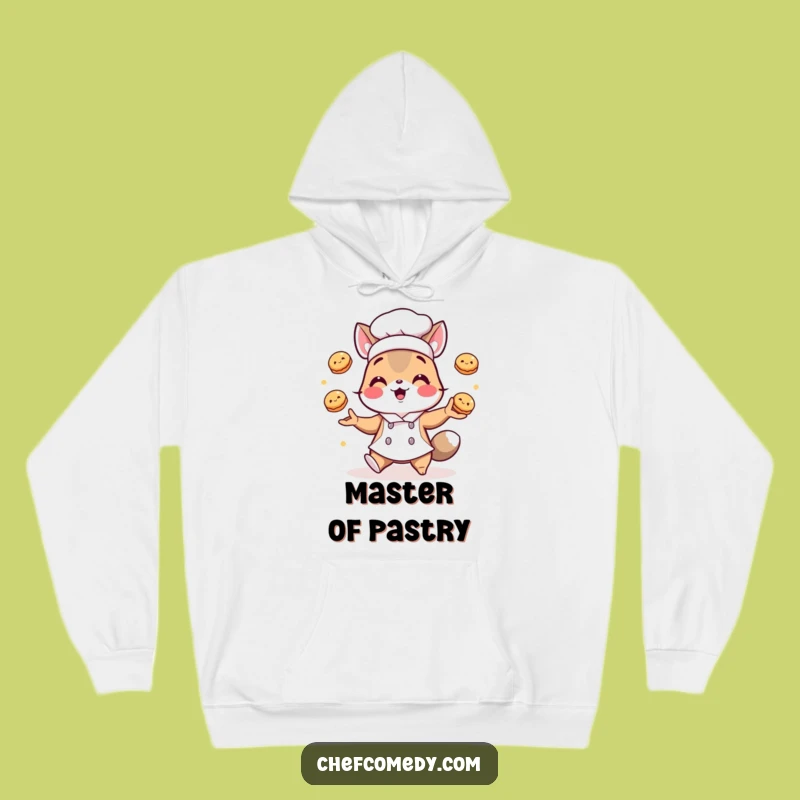 Funny Chef Animal Pastry Hoodie: Cozy Sweatshirt for Culinary Fun Lovers