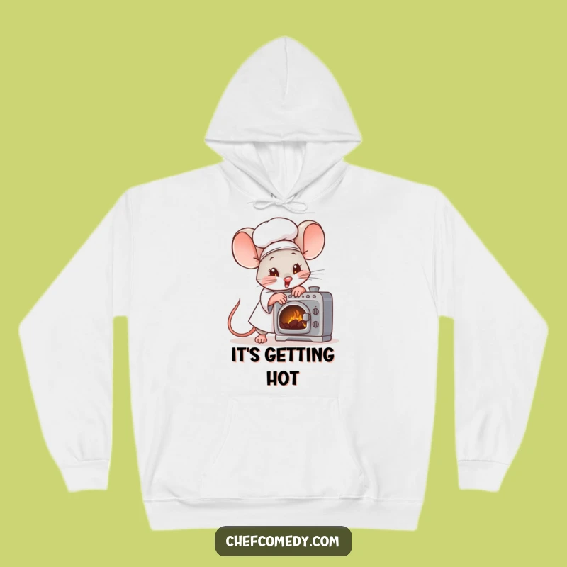Funny Mouse Chef Hoodie: Cozy Baker Stoking Oven, Warm and Hilarious Gift