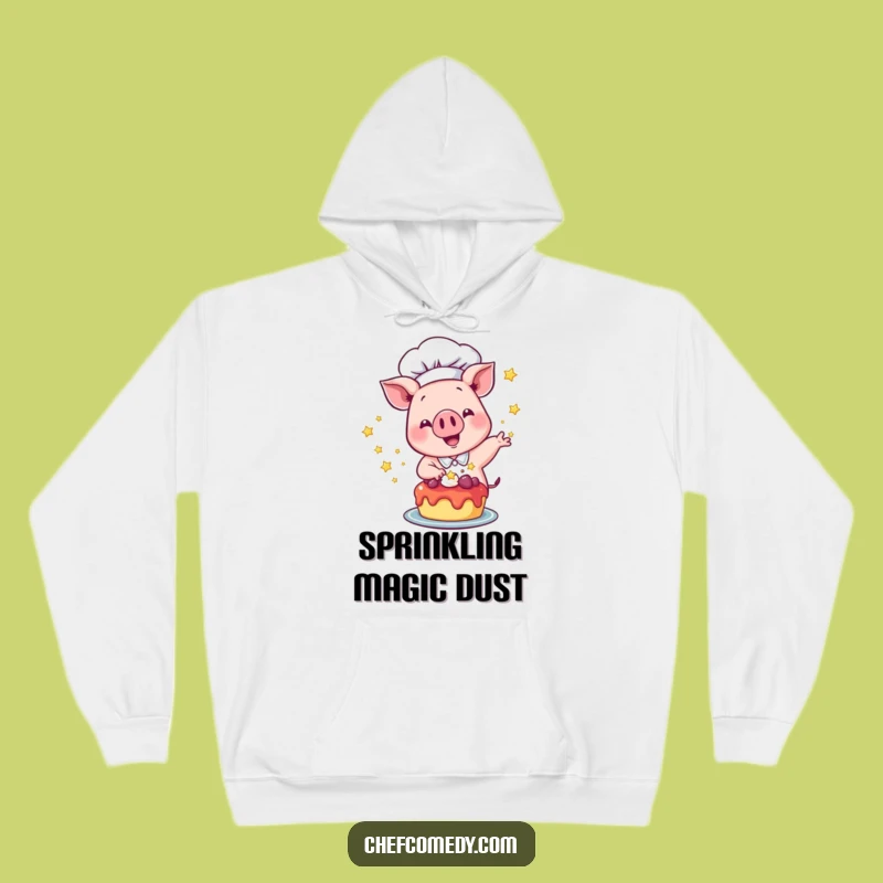 Funny Pig Chef Hoodie: Cozy Dessert Decorator, a Warm and Funny Gift for Sweet Moments