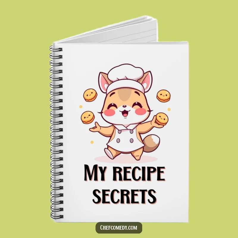 Funny Chef Animal Pastry Notebook: Journal Your Recipes with Humorous Chef Art