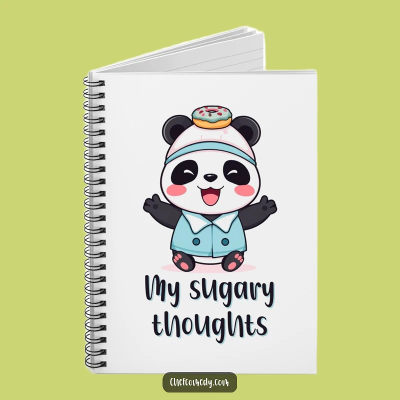 Funny Panda Chef Notebook - Jot Down Sweet Ideas with Culinary Joy