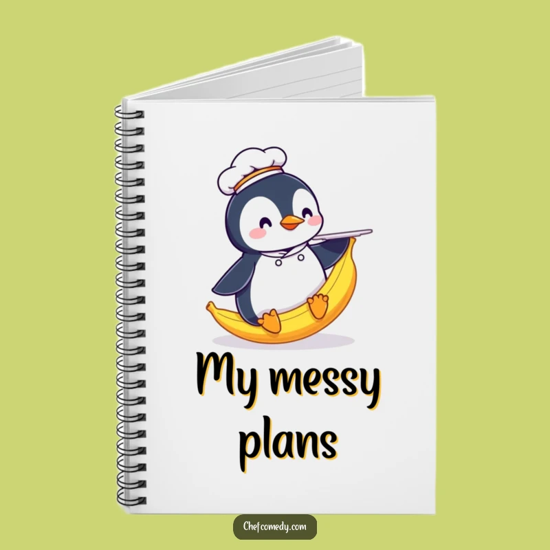 Funny Penguin Chef Notebook: Comical Slip Journal, a Hilarious and Funny Gift for Notes