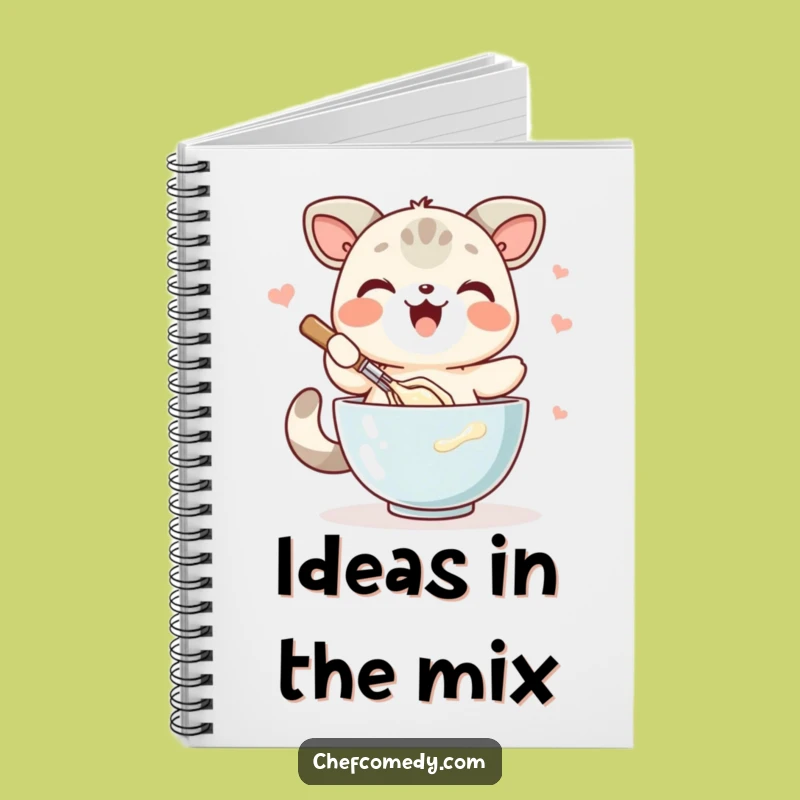 Funny Whisking Animal Batter Notebook: Jot Down Your Baking Plans