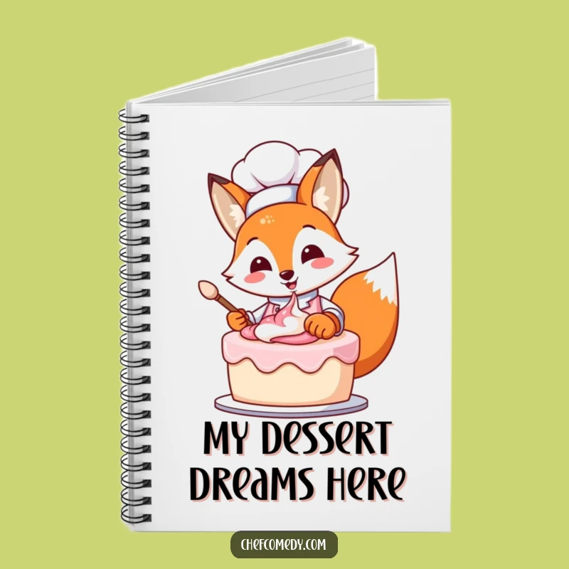 Funny Fox Chef Recipe Notebook: Jot Down Culinary Delights with Humor