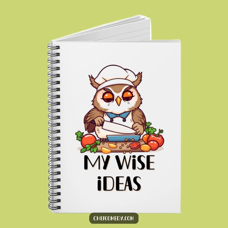 Funny Kawaii Owl Chef Notebook: Plan Your Culinary Creations with Focus