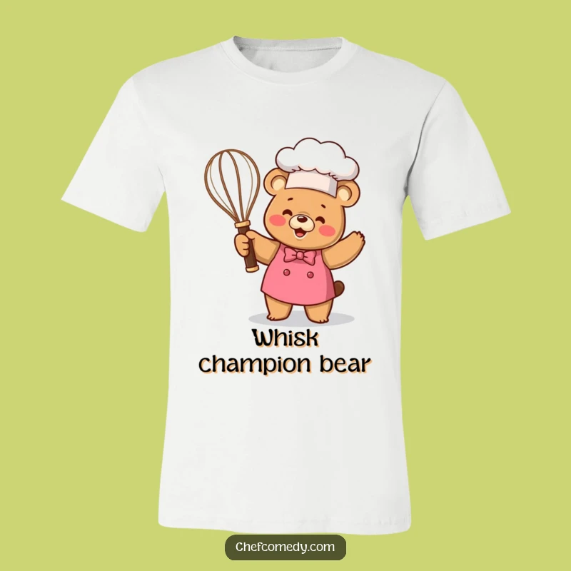 Funny Kawaii Bear Chef T-Shirt: Show Off Your Culinary Victories with Pride