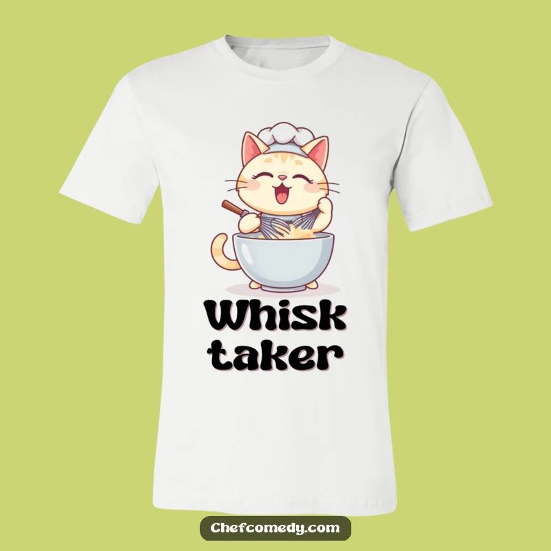 Funny Kawaii Cat Chef T-Shirt - Culinary Cat Lover Tee