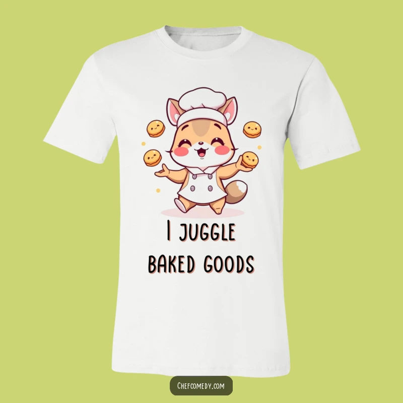 Funny Chef Animal Pastry T-Shirt: Humorous Tee for Bakers and Food Lovers