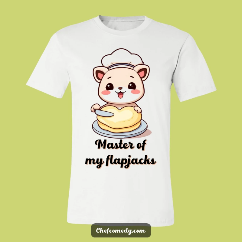 Funny Chef Animal Heart Pancake T-Shirt: Wear Your Culinary Joy